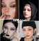 5 Sheets Black, Red, and Clear Face Gems – Self-Adhesive Rhinestones for Halloween Makeup, Tiny Face Jewels for Eyes, Body, Hair, Nails, Crafts, and DIY (2, 2.5, 3, 4, 5mm)